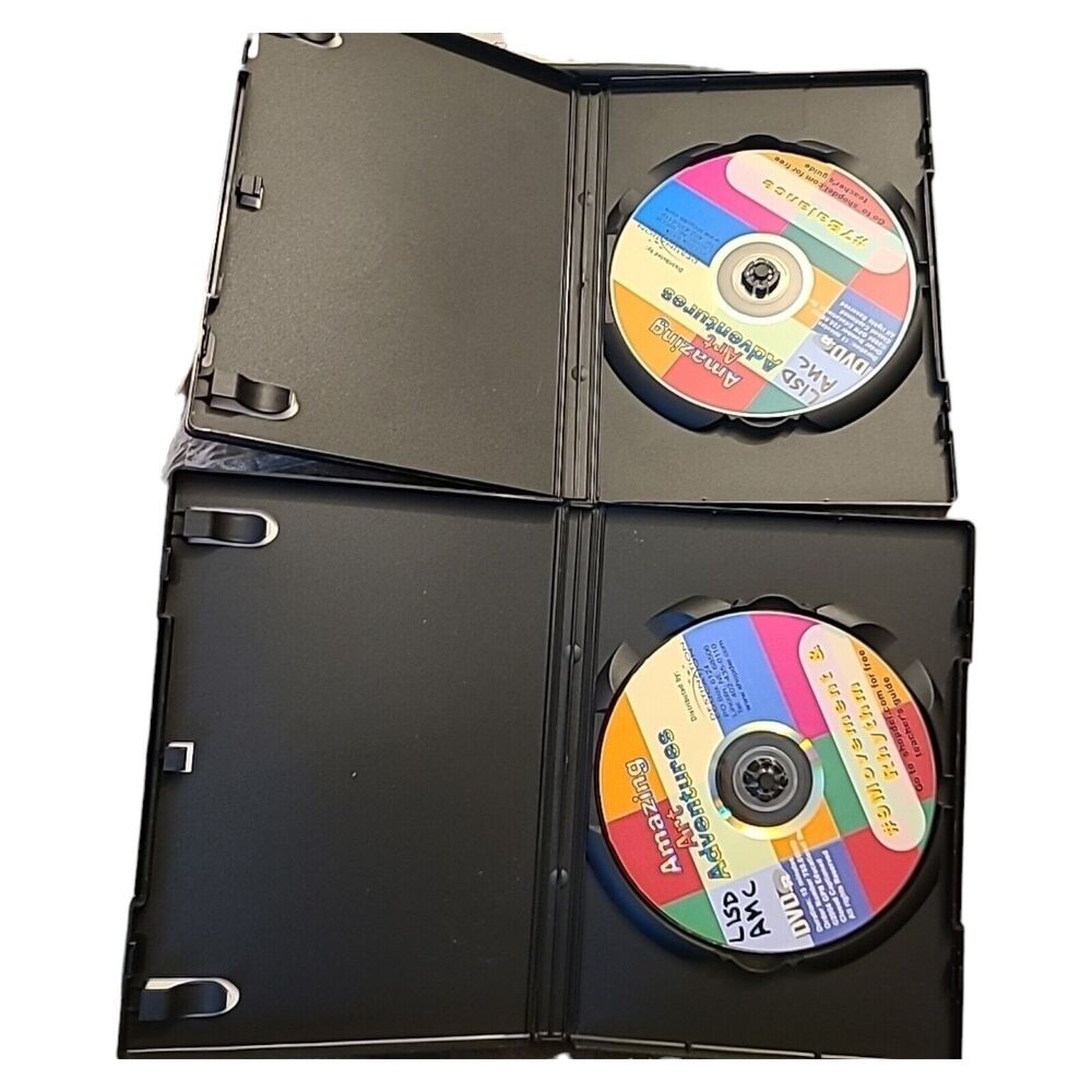 2 Amazing Art Adventures Educational DVDs Balance &‎ Movement And Rhythm - Picture 3 of 3